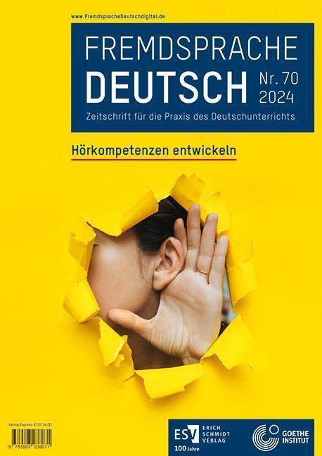 Cover: 9783503238071 | Fremdsprache Deutsch - - Heft 70 (2024): Hörkompetenzen entwickeln