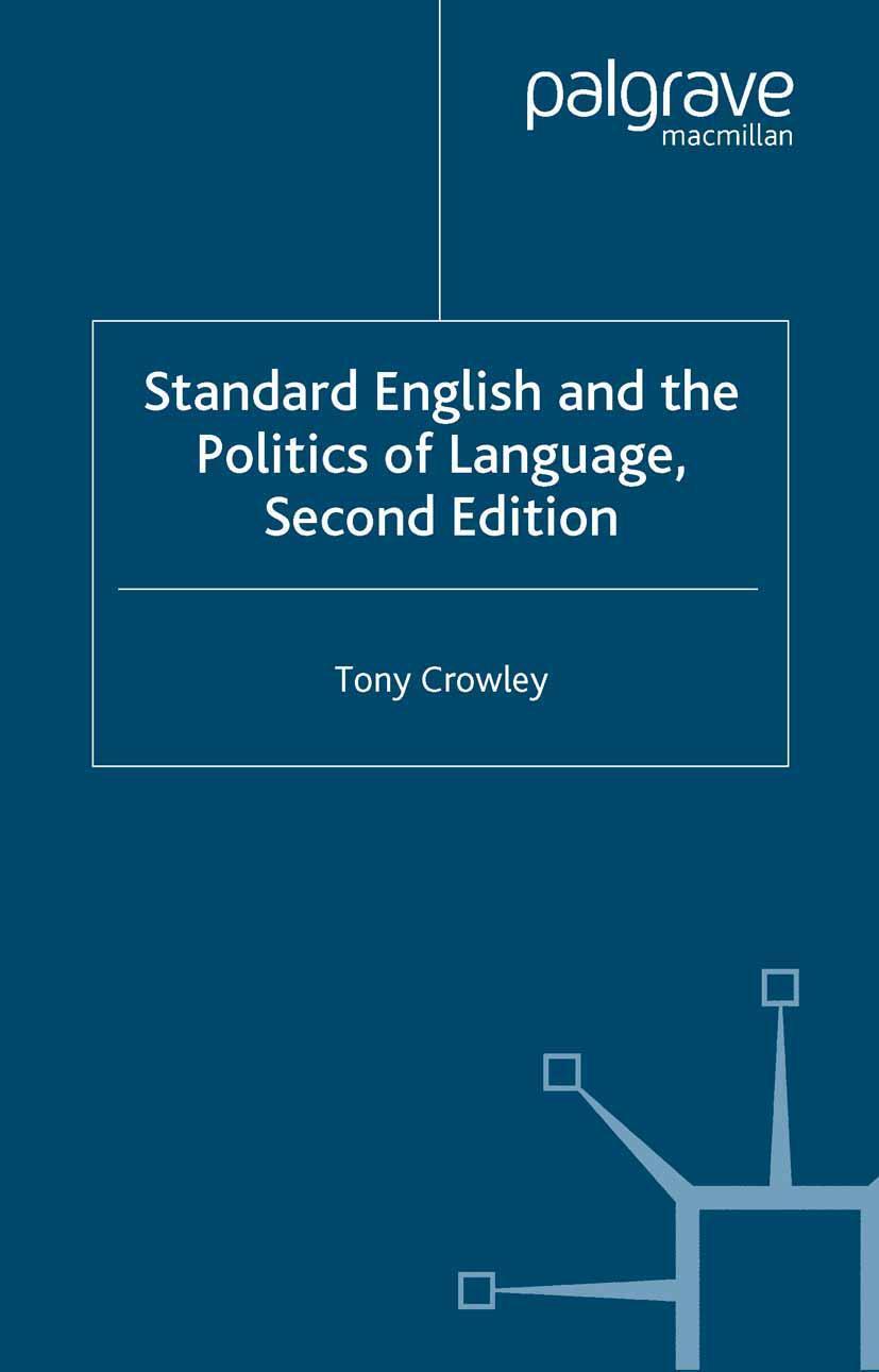 Cover: 9780333990360 | Standard English and the Politics of Language | T. Crowley | Buch | xi