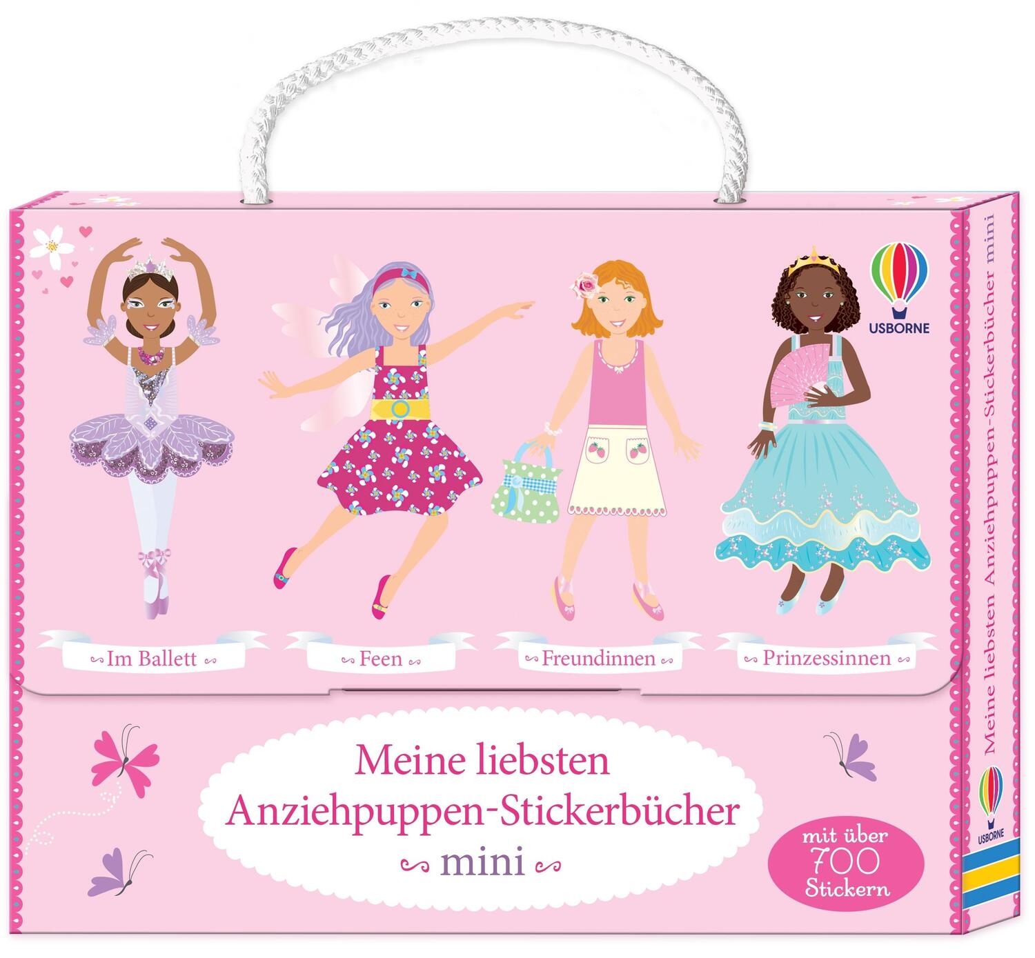 Cover: 9781789411836 | Meine liebsten Anziehpuppen-Stickerbücher mini | Fiona Watt (u. a.)