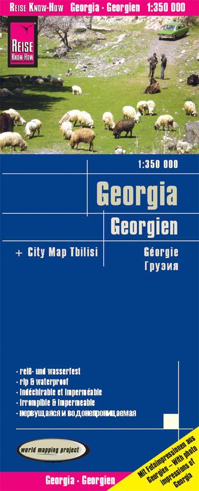 Cover: 9783831772728 | Reise Know-How Landkarte Georgien / Georgia (1:350.000) | Rump | 2020