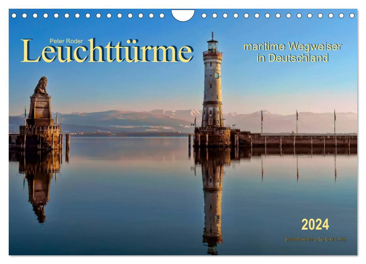 Cover: 9783383348341 | Leuchttürme - maritime Wegweiser in Deutschland (Wandkalender 2024...