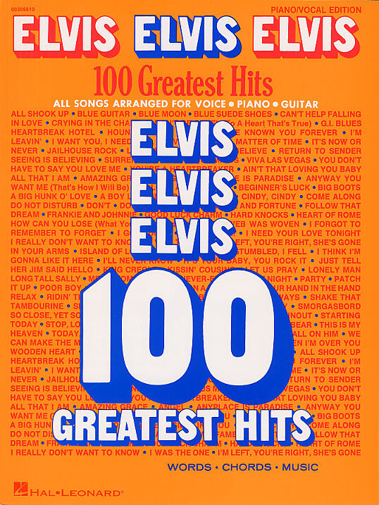 Cover: 73999066104 | Elvis Elvis Elvis - 100 Greatest Hits | Music Sales