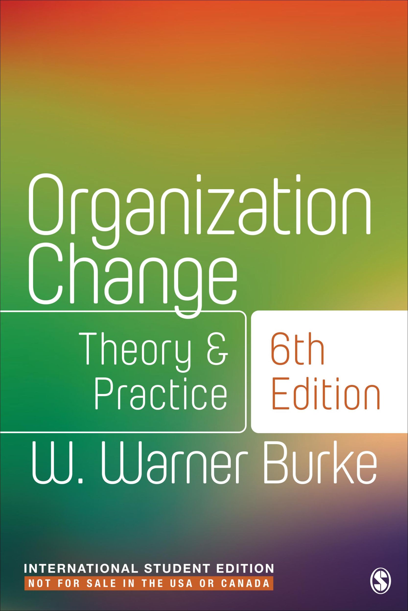 Cover: 9781071895481 | Organization Change - International Student Edition | W. Warner Burke