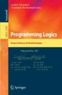 Cover: 9783642376504 | Programming Logics | Essays in Memory of Harald Ganzinger | Buch | x