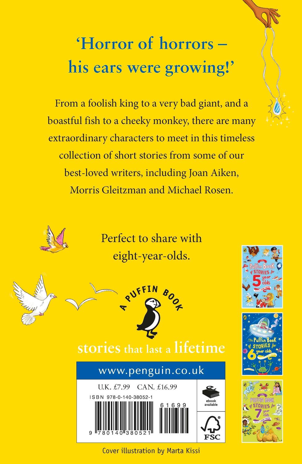 Rückseite: 9780140380521 | The Puffin Book of Stories for Eight-year-olds | Wendy Cooling | Buch