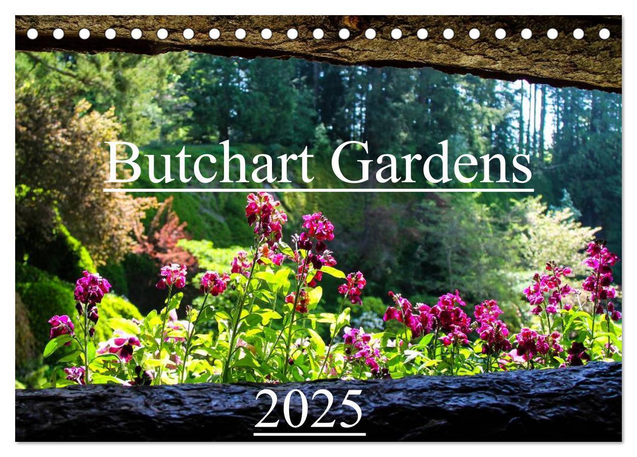 Cover: 9783435774807 | Butchart Gardens 2025 (Tischkalender 2025 DIN A5 quer), CALVENDO...