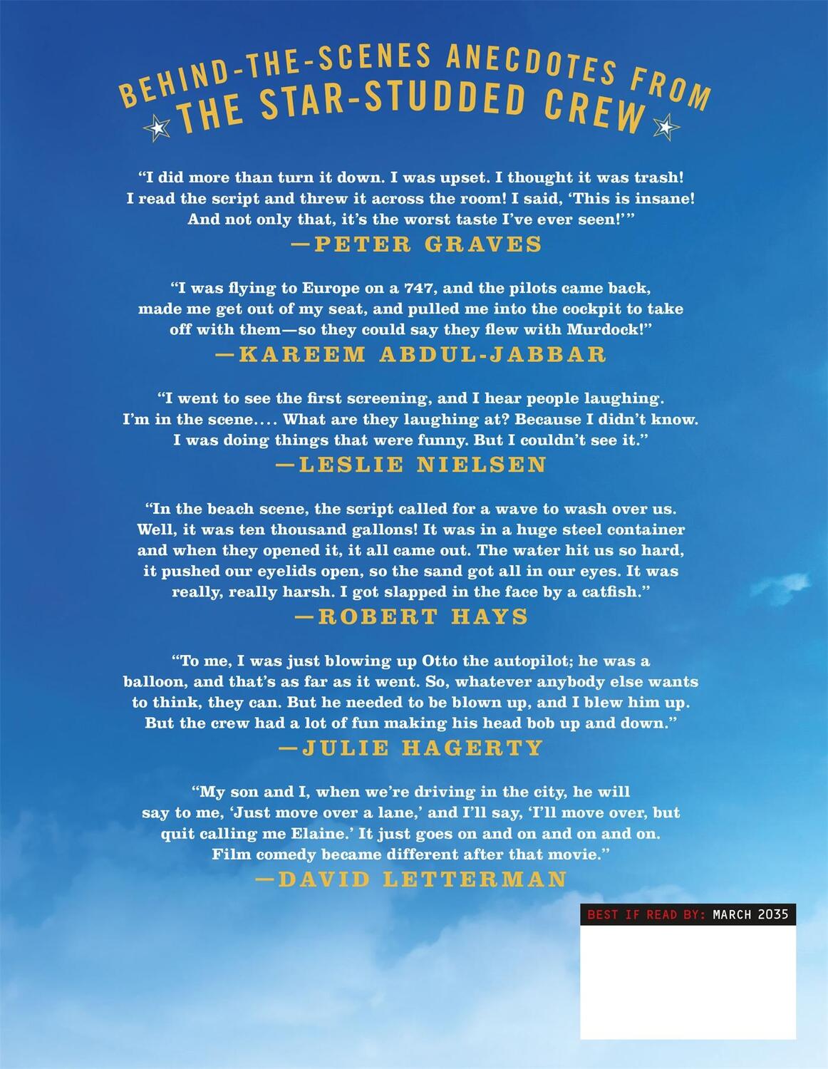 Rückseite: 9781250289315 | Surely You Can't Be Serious: The True Story of Airplane! | Buch | 2023