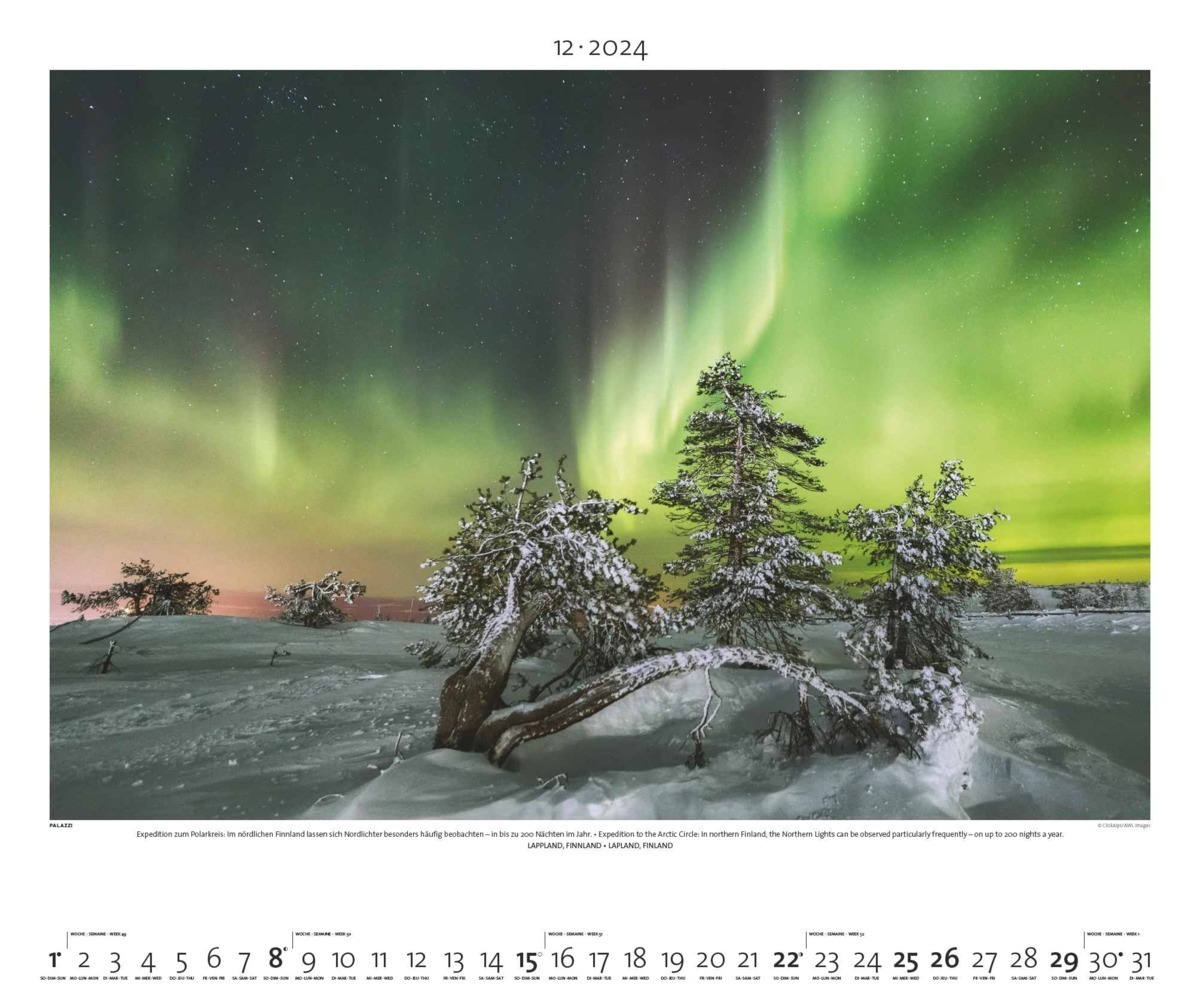 Bild: 4251734300553 | Polarlicht 2024 - Bild-Kalender - Poster-Kalender - 60x50 | Kalender