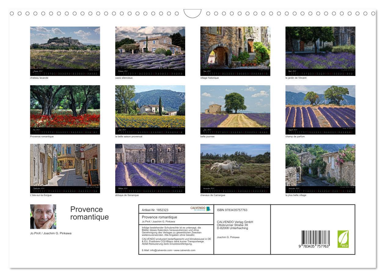 Bild: 9783435757763 | Provence romantique (Wandkalender 2025 DIN A3 quer), CALVENDO...