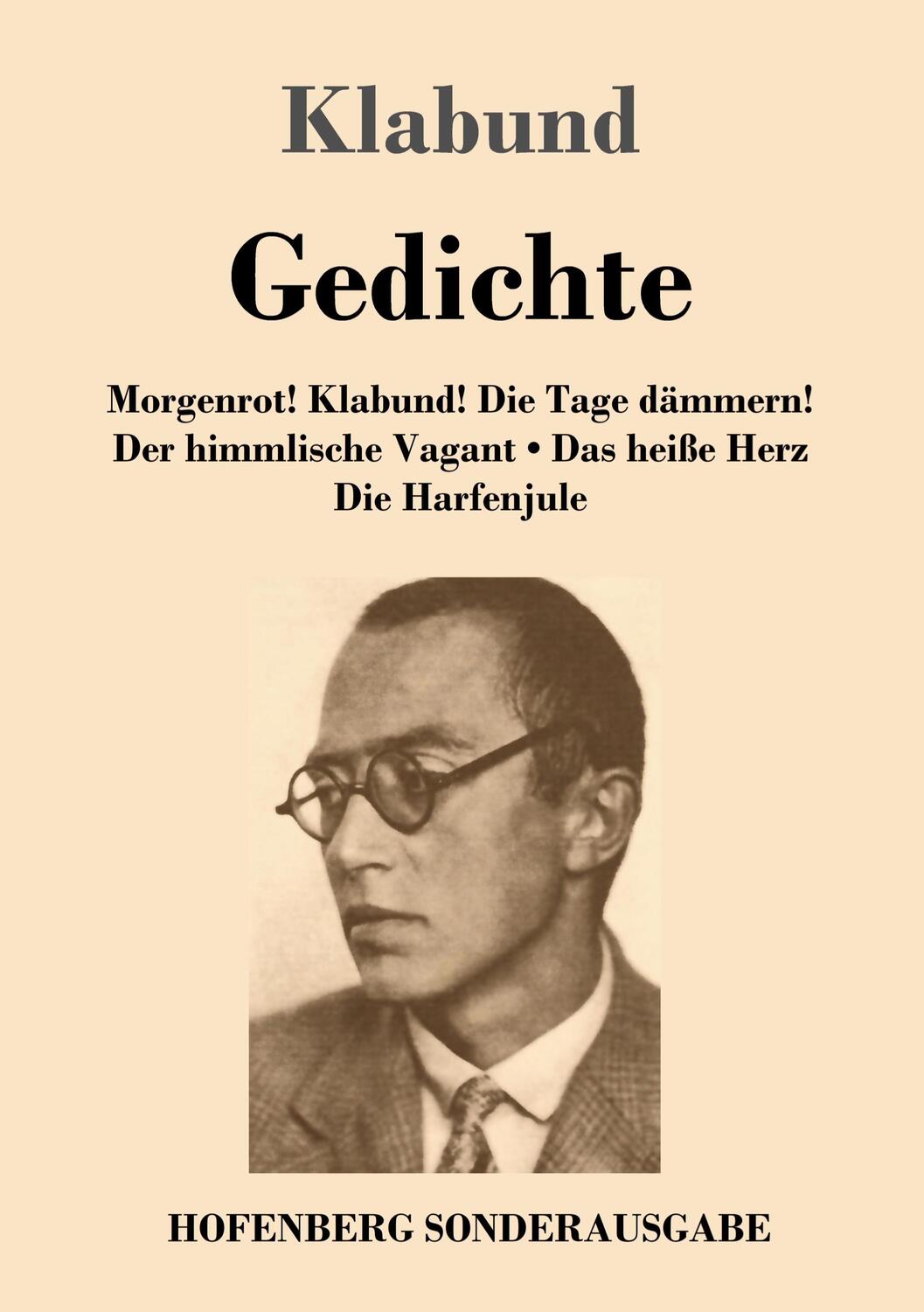 Cover: 9783743718807 | Gedichte | Klabund | Taschenbuch | Paperback | 276 S. | Deutsch | 2017