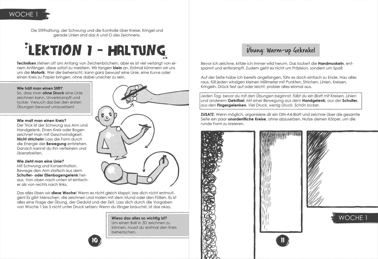Bild: 9783517303086 | Zeichnen lernen in 5 Wochen | KritzelPixel | Taschenbuch | 80 S.