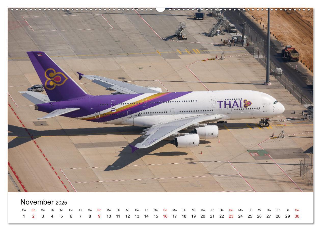 Bild: 9783435018635 | Airbus A380 Superjumbo 2025 (hochwertiger Premium Wandkalender 2025...