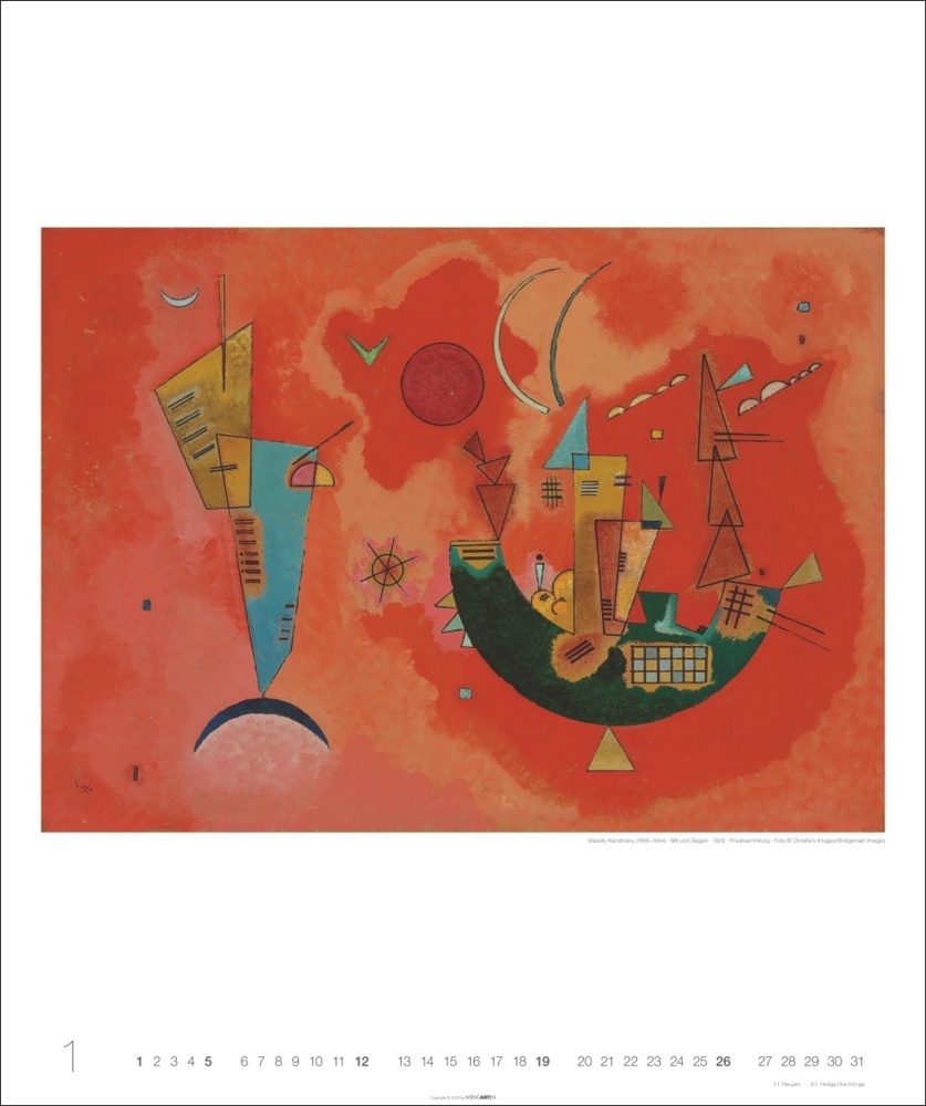 Bild: 9783839901007 | Wassily Kandinsky Edition Kalender 2025 | Wassily Kandinsky | Kalender