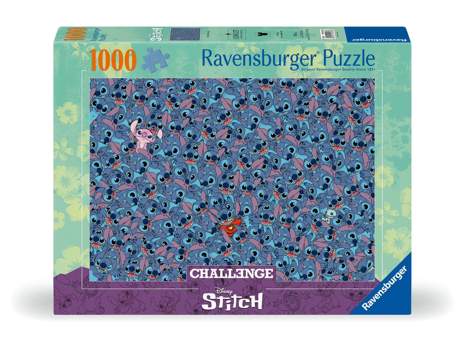 Cover: 4005555012658 | Ravensburger Disney Stitch Challenge 1000 Teile Puzzle | Stück | 2024