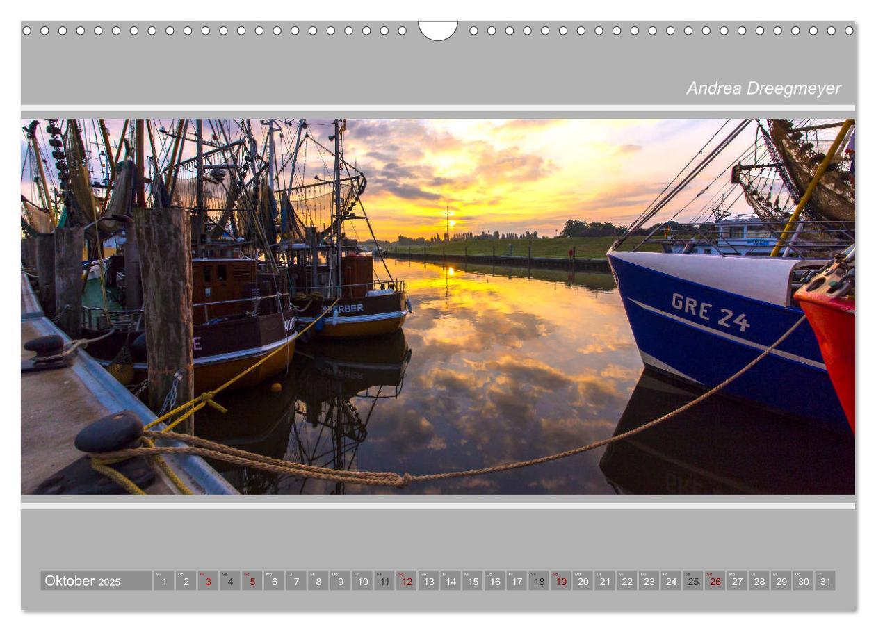 Bild: 9783435417216 | Greetsiel-Panorama (Wandkalender 2025 DIN A3 quer), CALVENDO...