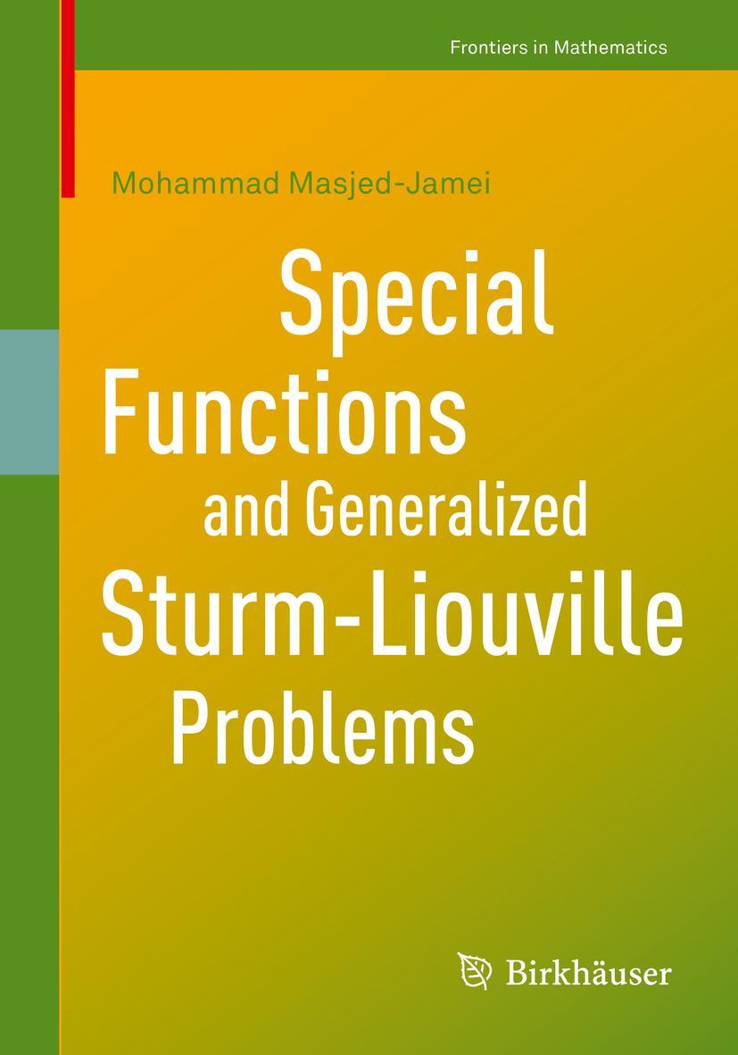 Cover: 9783030328191 | Special Functions and Generalized Sturm-Liouville Problems | Buch | xi