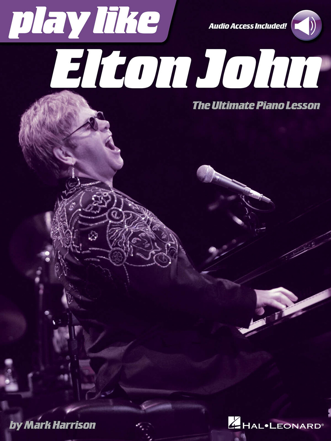 Cover: 888680011055 | Play like Elton John | The Ultimate Piano Lesson Book | Play Like