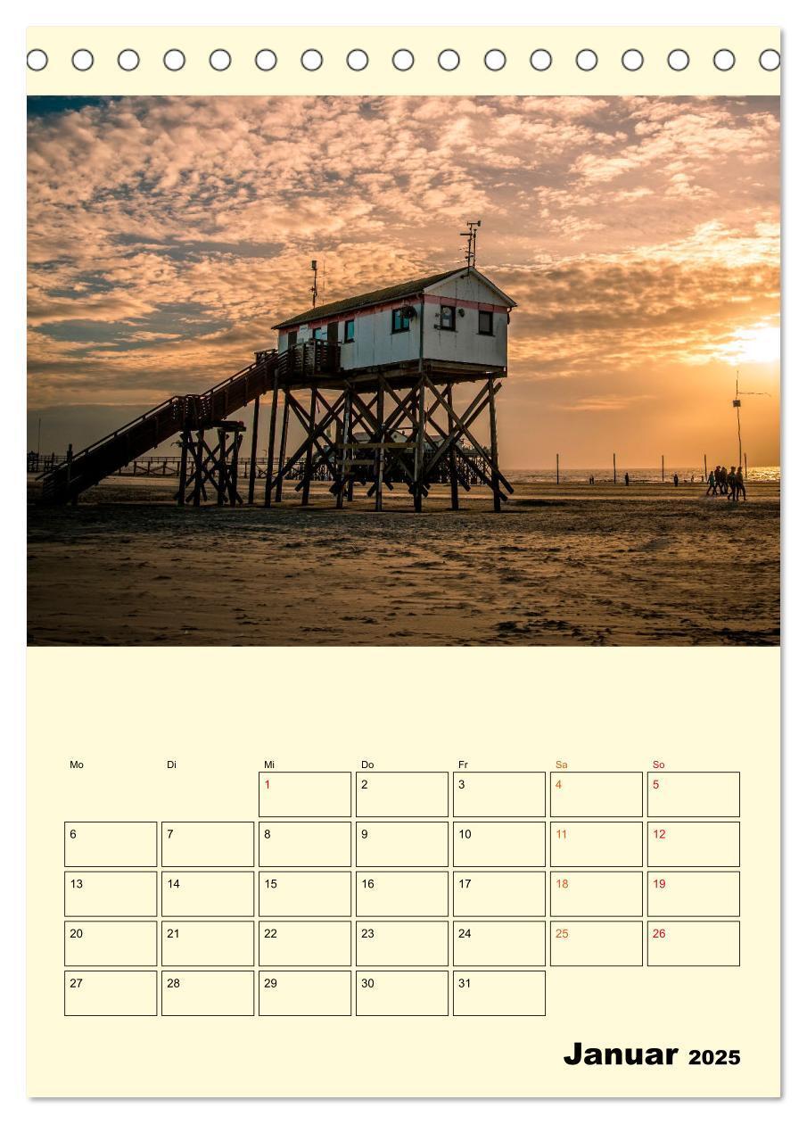 Bild: 9783435903597 | Meine geliebte Nordsee (Tischkalender 2025 DIN A5 hoch), CALVENDO...