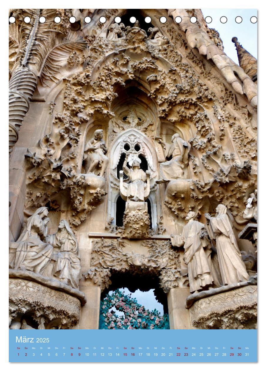 Bild: 9783435909797 | Sagrada Família - Gaudís unvollendetes Meisterwerk (Tischkalender...