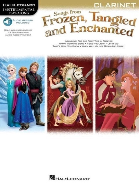 Cover: 9781480387225 | Songs from Frozen, Tangled and Enchanted: Clarinet | Hal Leonard Corp