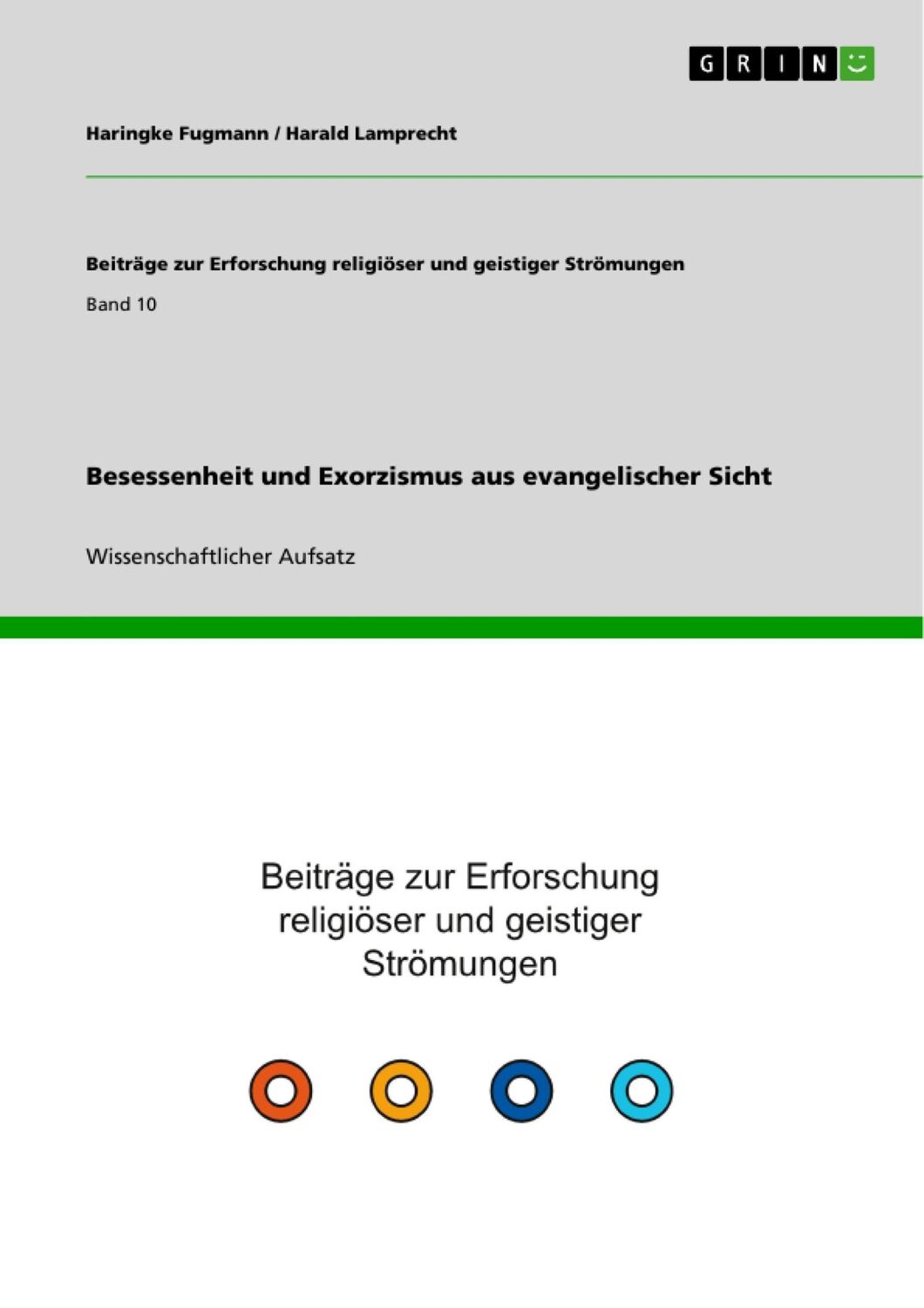 Cover: 9783656503323 | Besessenheit und Exorzismus aus evangelischer Sicht | Taschenbuch