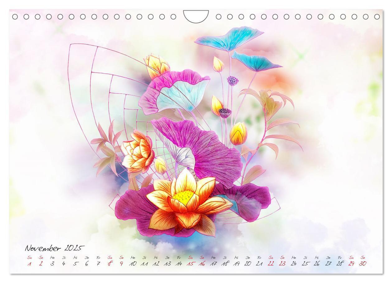 Bild: 9783435318407 | Zauberhaftes Ikebana (Wandkalender 2025 DIN A4 quer), CALVENDO...