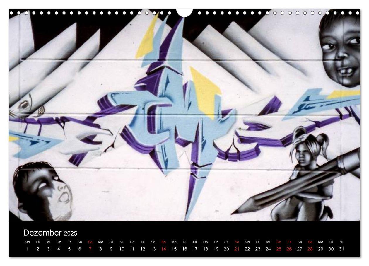 Bild: 9783435770816 | Graffiti - Kunst aus der Dose (Wandkalender 2025 DIN A3 quer),...