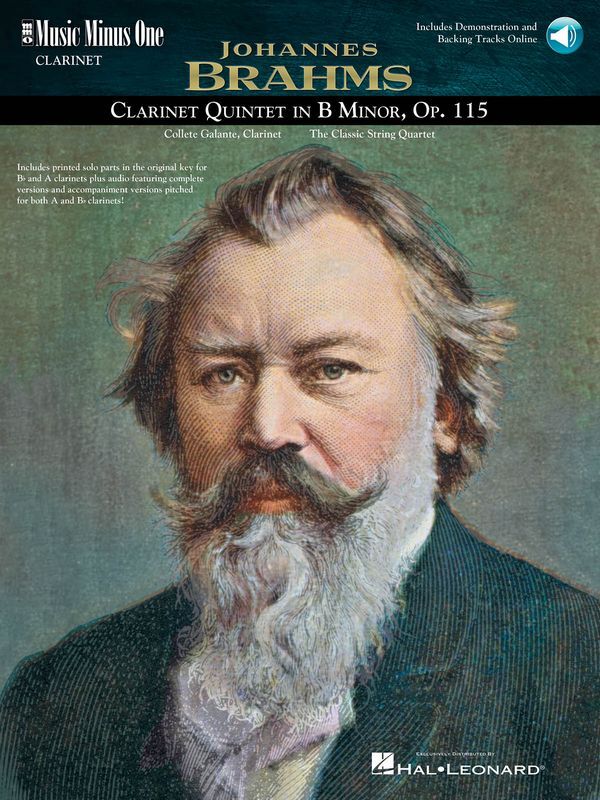 Cover: 9781596152571 | Brahms - Clarinet Quintet in B minor, Op. 115 | 2-CD Set | Brahms
