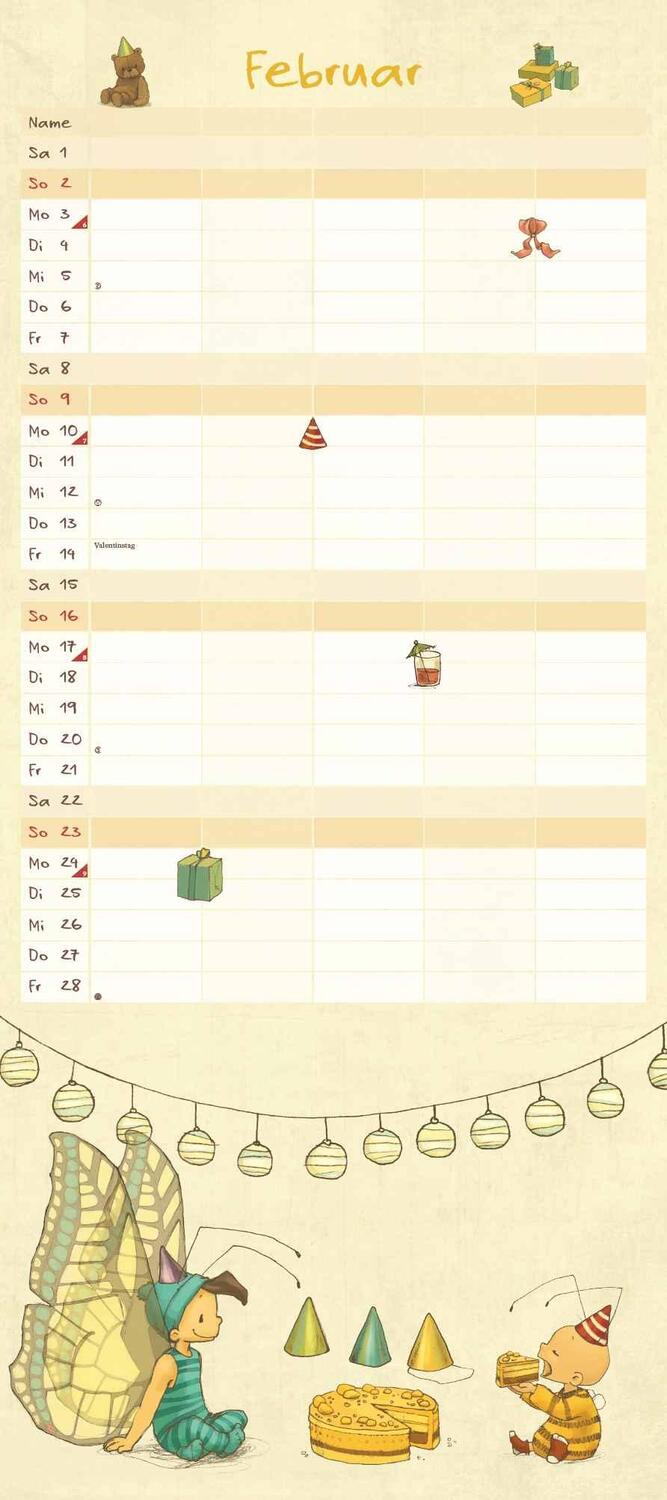 Bild: 4250809653662 | Die kleine Hummel Bommel Familienkalender 2025 - Familienplaner mit...