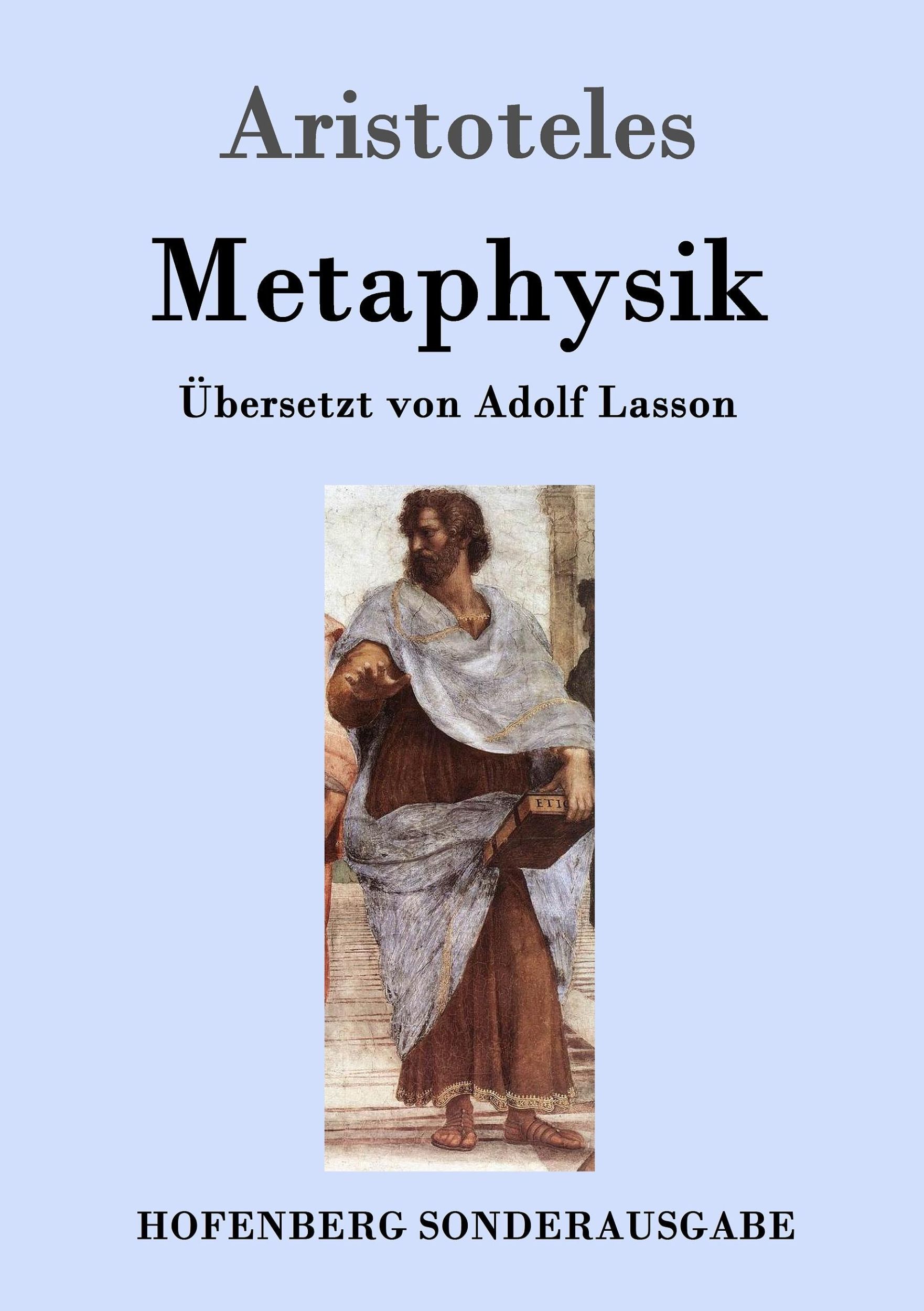 Cover: 9783843051835 | Metaphysik | Aristoteles | Taschenbuch | Paperback | 328 S. | Deutsch