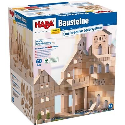 Cover: 4010168010700 | HABA 1001070001 - Bausteine, Basisbausteine Große Grundpackung, 60...