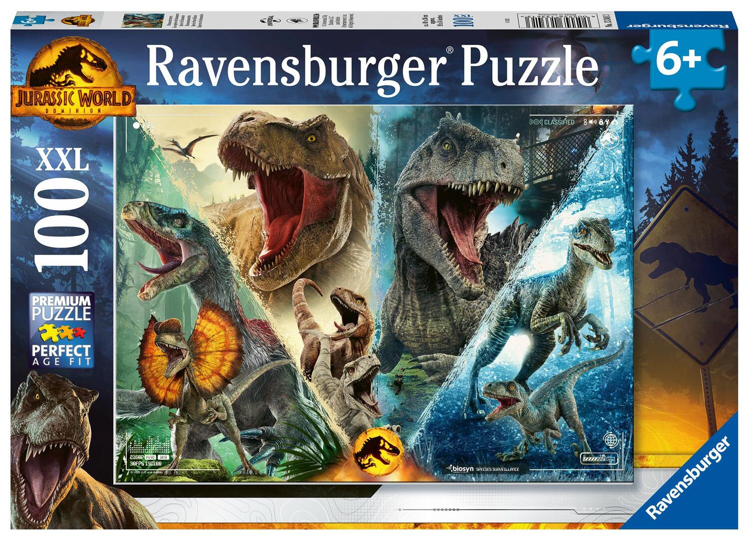 Cover: 4005556133413 | Ravensburger Puzzle 13341 - Dinosaurierarten - 100 Teile XXL...