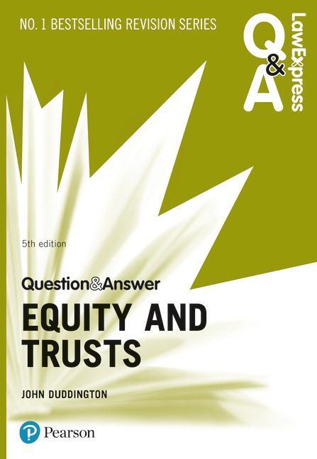 Cover: 9781292253794 | Law Express Question and Answer: Equity and Trusts, 5th edition | Buch