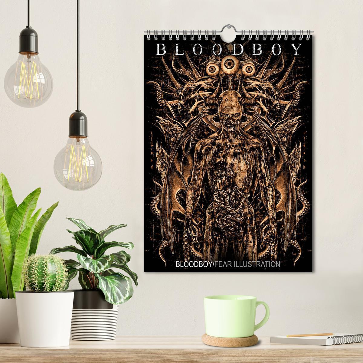 Bild: 9783457029312 | BLOODBOY/FEAR ILLUSTRATION (Wandkalender 2025 DIN A4 hoch),...