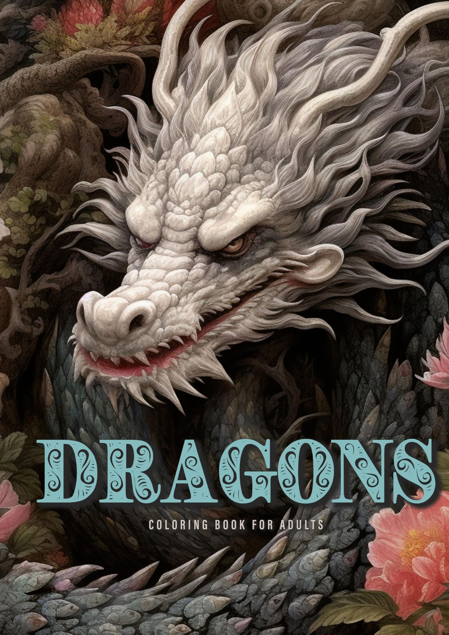 Cover: 9783758496653 | Dragons Coloring Book for Adults | Monsoon Publishing | Taschenbuch