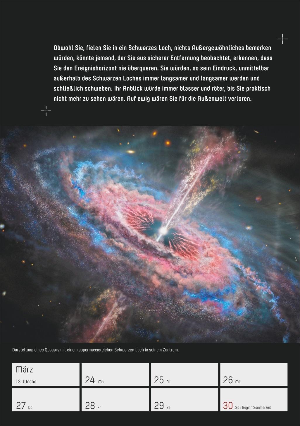 Bild: 9783840034787 | Stephen Hawking - Universum Wochenplaner 2025 - 53 faszinierende...