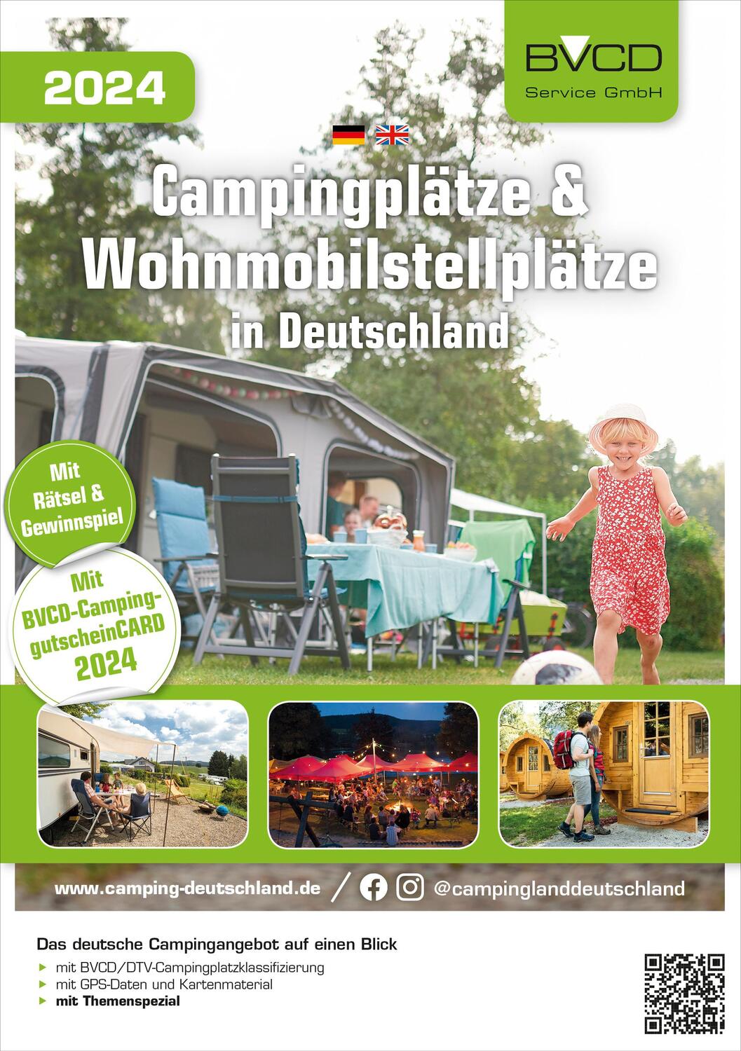 Cover: 9783982317328 | Campingplätze und Wohnmobilstellplätze in Deutschland 2024 | GmbH