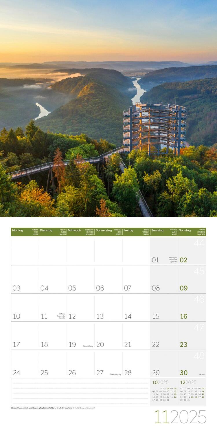 Bild: 9783838445076 | Naturwunder Deutschland Kalender 2025 - 30x30 | Ackermann Kunstverlag