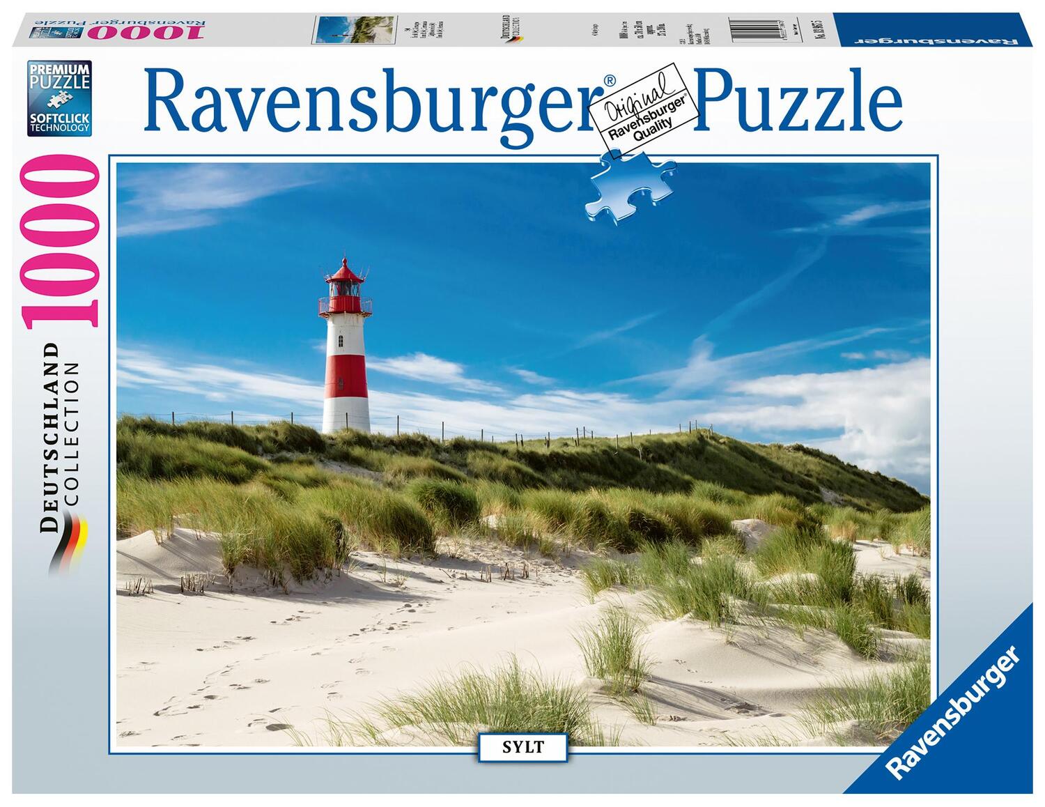 Cover: 4005556139675 | Sylt - Puzzle mit 1000 Teilen | Spiel | Deutsch | 2019 | Ravensburger