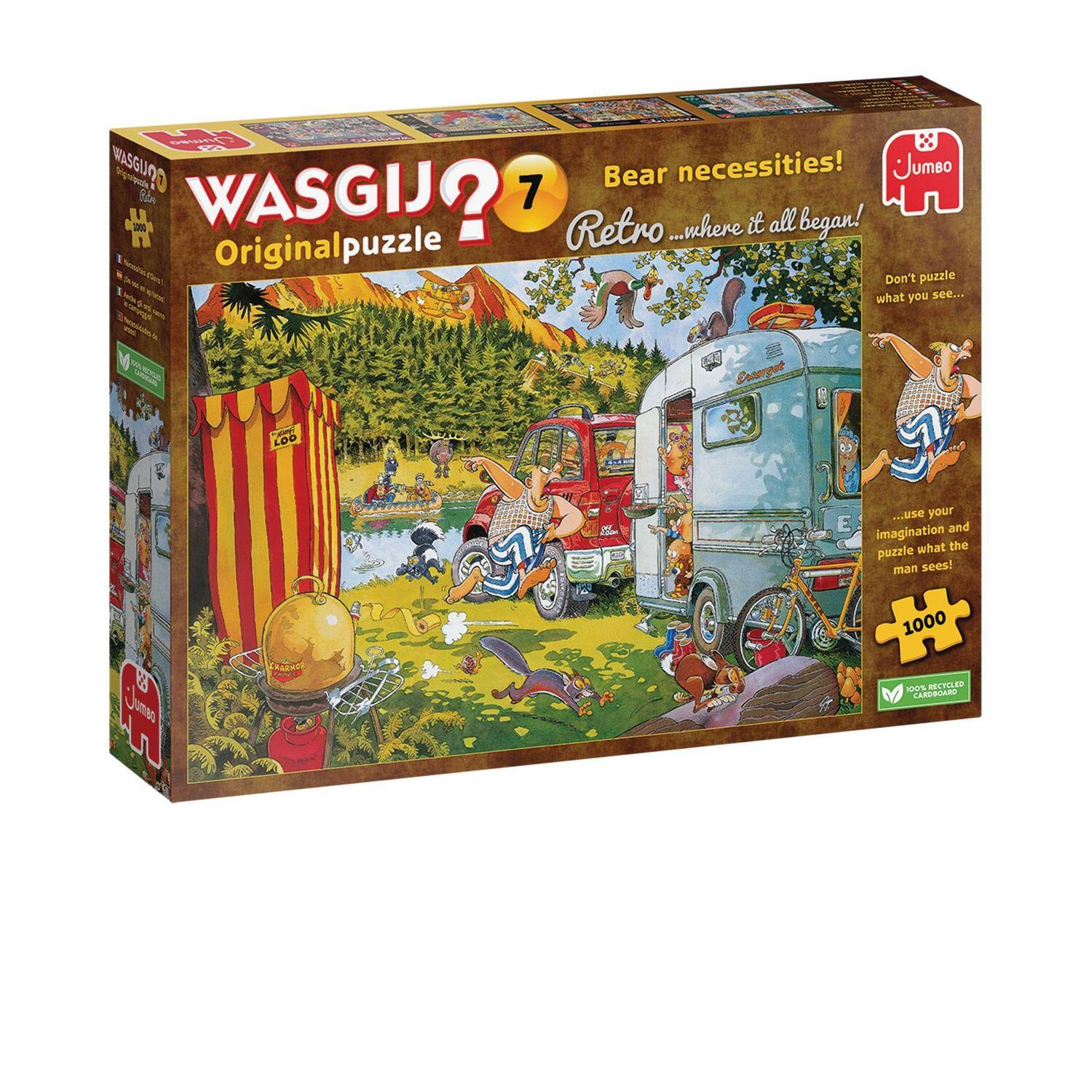 Cover: 8710126000168 | Wasgij Retro Original 7 - Bear Necessities! 1000 Teile | Spiel | 2023