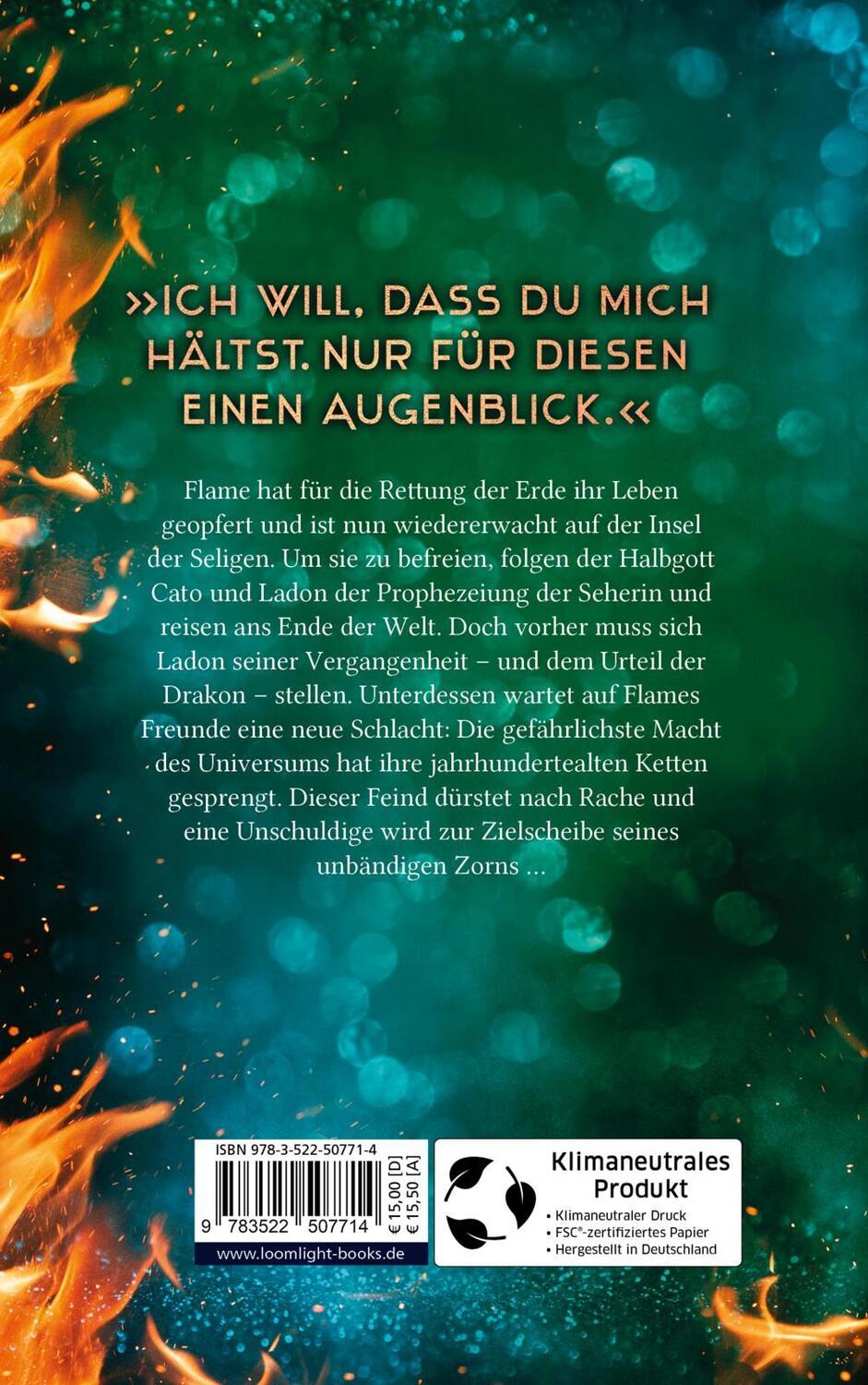 Rückseite: 9783522507714 | Flame 4: Nebelsturm und Racheglut | Henriette Dzeik | Taschenbuch