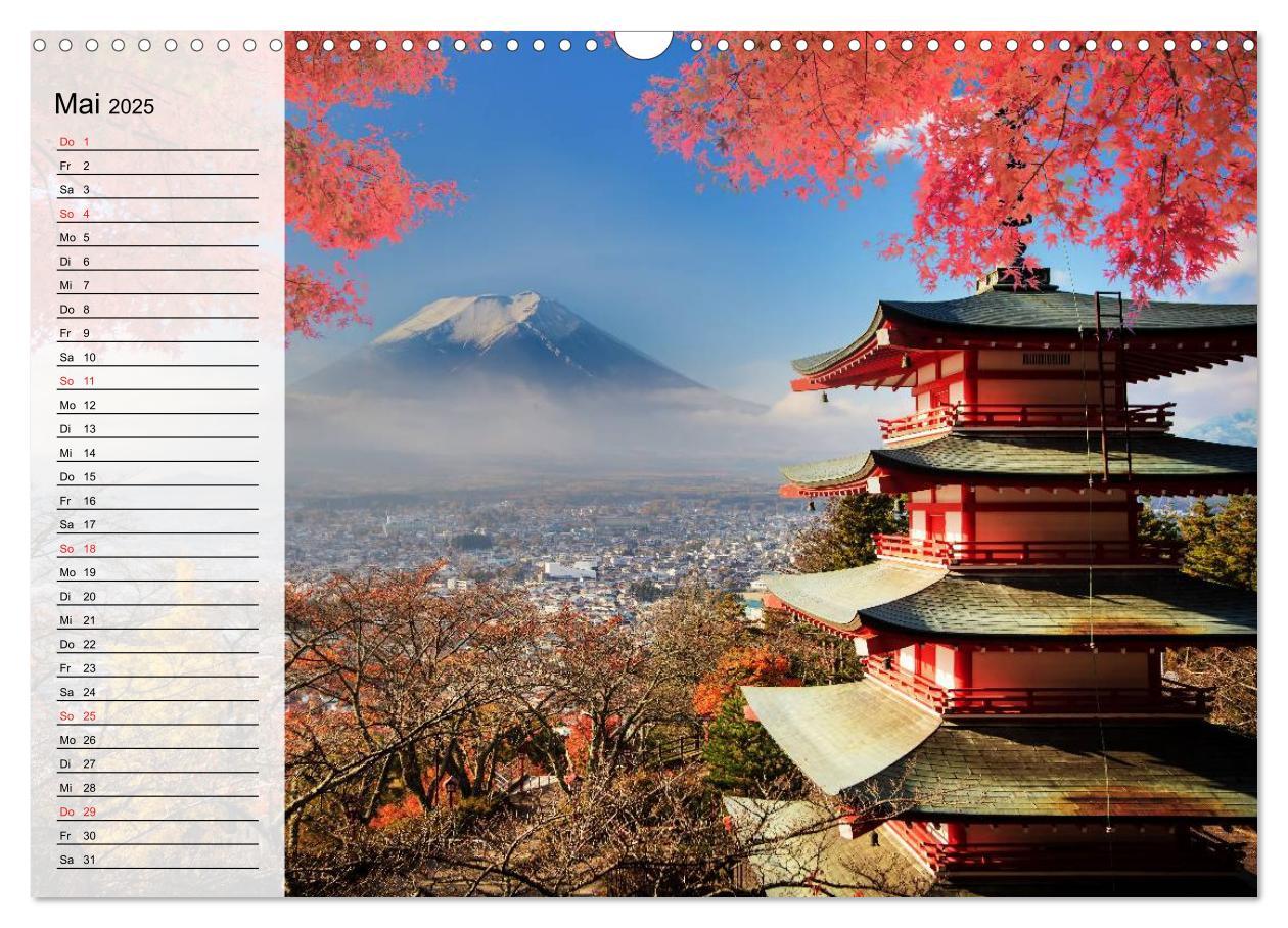 Bild: 9783435624171 | Japan. Im Land der aufgehenden Sonne (Wandkalender 2025 DIN A3...