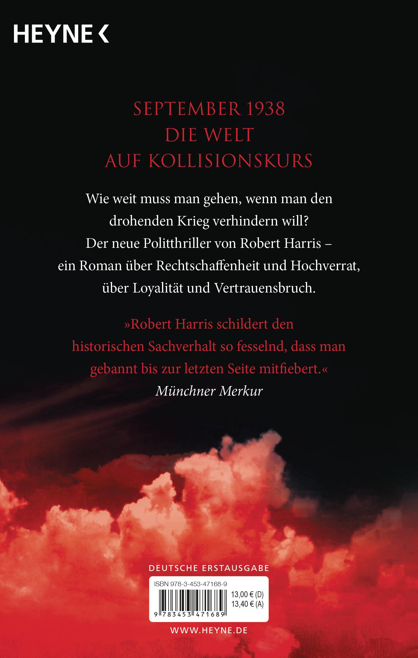 Bild: 9783453471689 | München | Das Abkommen - Roman | Robert Harris | Taschenbuch | 432 S.