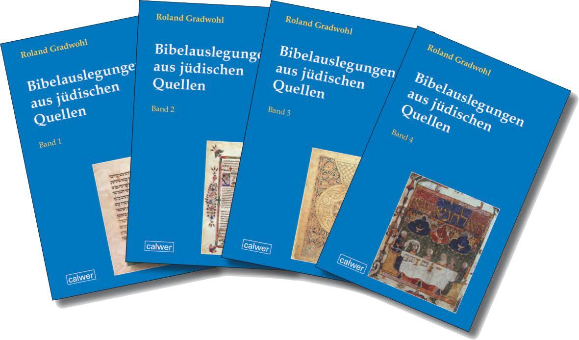 Cover: 9783766844385 | Bibelauslegungen aus jüdischen Quellen | 4 Bände im Paket | Gradwohl