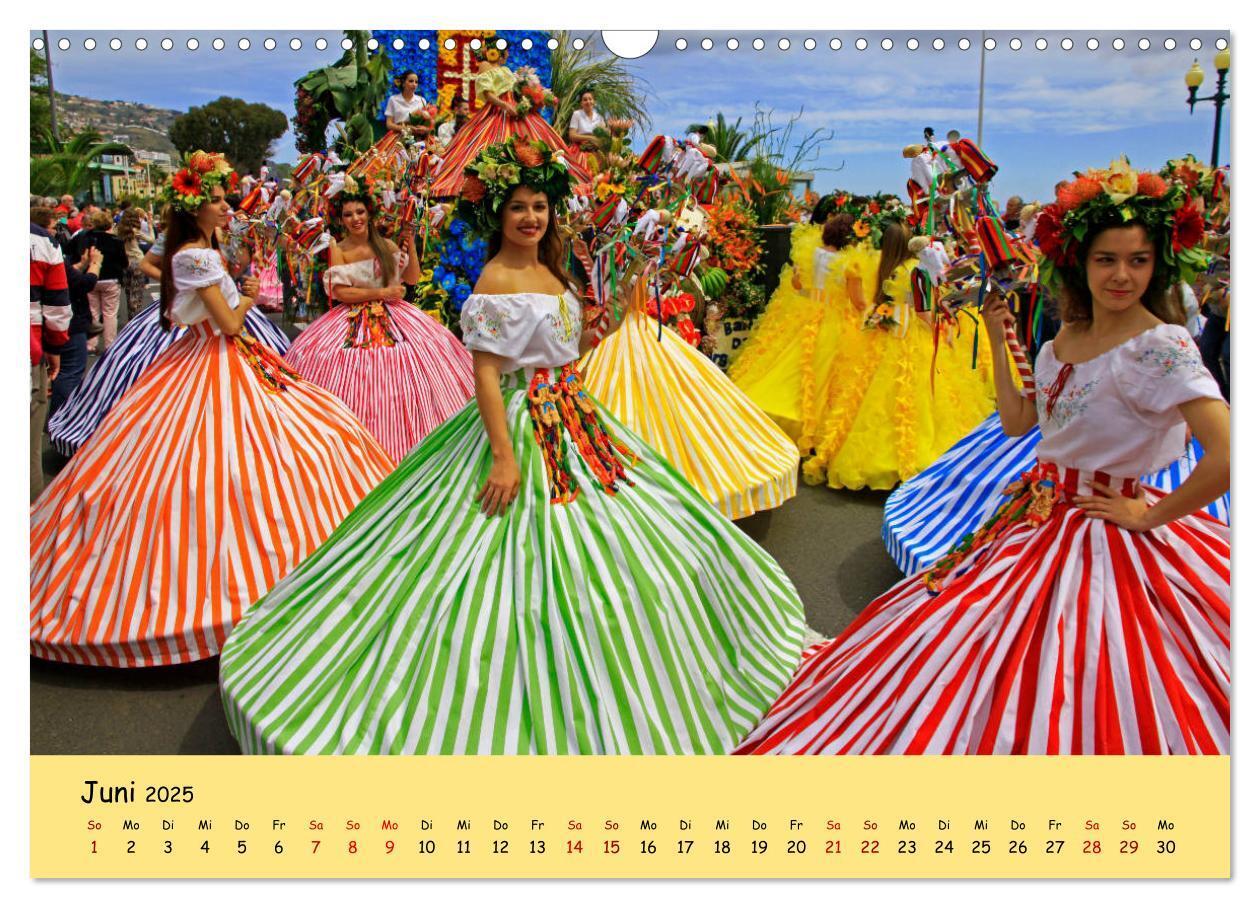 Bild: 9783435457366 | Blumenfest auf Madeira (Wandkalender 2025 DIN A3 quer), CALVENDO...