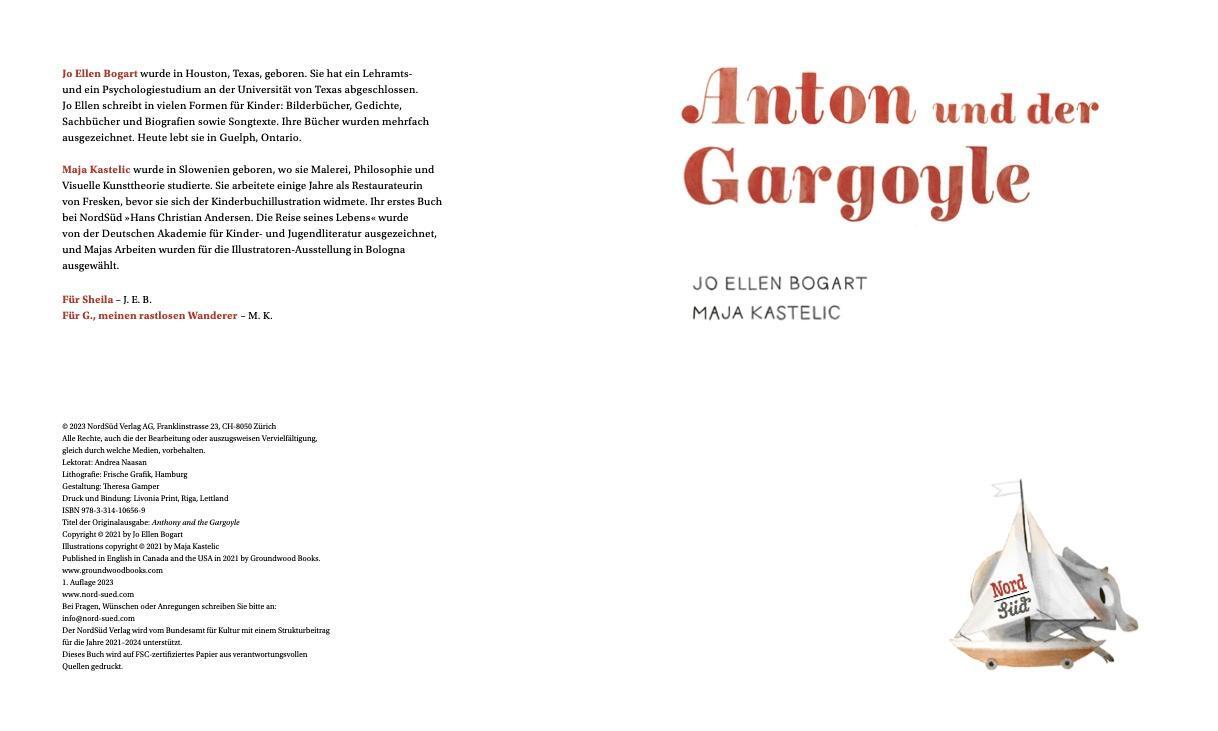 Bild: 9783314106569 | Anton und der Gargoyle | Jo Ellen Bogart | Buch | 56 S. | Deutsch