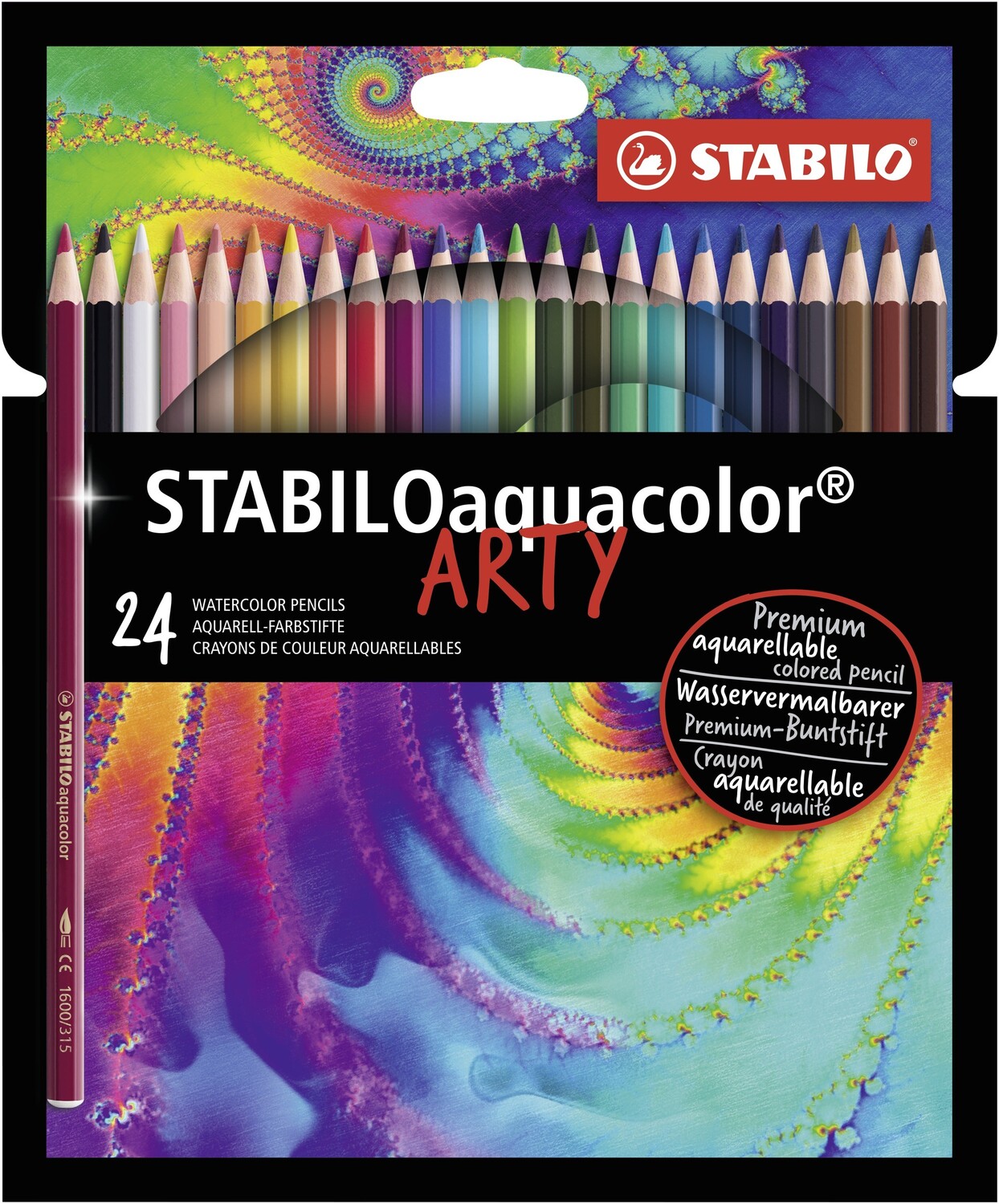 Cover: 4006381547208 | STABILO Aquarell-Buntstifte aquacolor ARTY 24er Set | 1624/1-20 | 2019