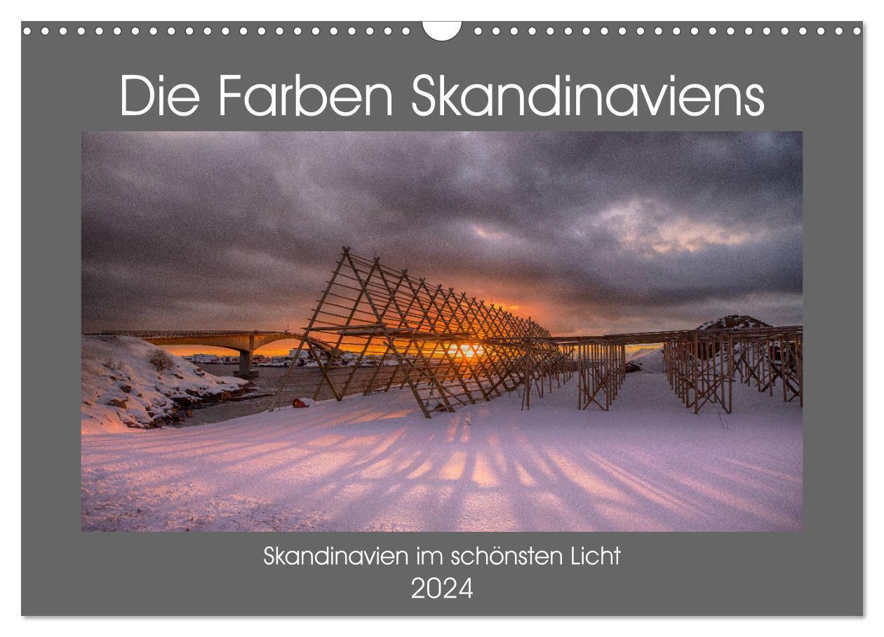 Cover: 9783675565487 | Die Farben Skandinaviens (Wandkalender 2024 DIN A3 quer), CALVENDO...