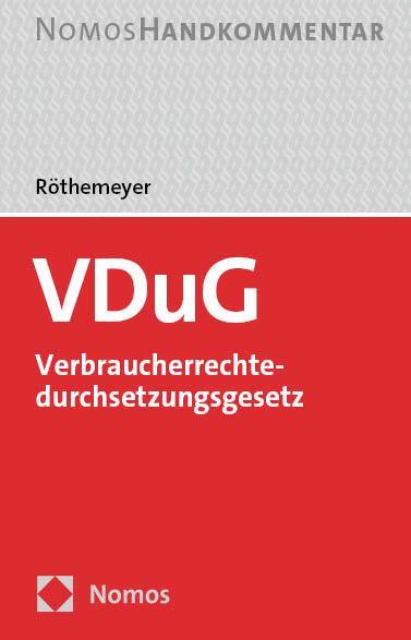Cover: 9783756000968 | VDuG - Verbraucherrechtedurchsetzungsgesetz | Handkommentar | Buch