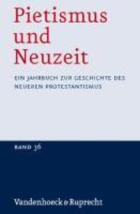 Cover: 9783525559086 | Pietismus und Neuzeit Band 36 - 2010 | Taschenbuch | 400 S. | Deutsch